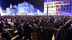Hommage attentat de Charlie Hebdo - Marseille