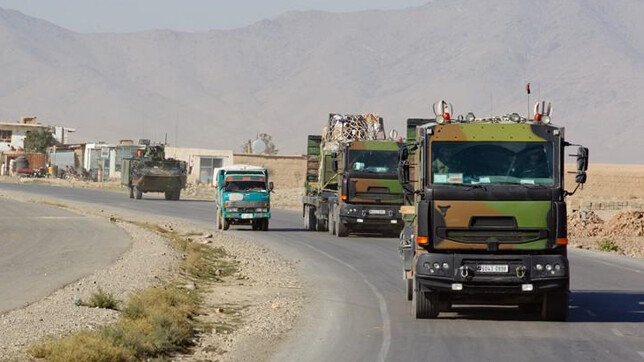 Un convoi de matériel dans la région de Kaboul