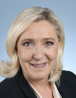 Photo de madame la députée Marine Le Pen