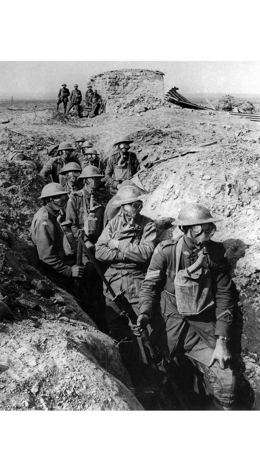 soldats australiens dans une tranchée (bataille d'Ypres)