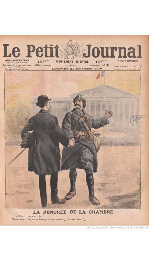 La rentrée de la Chambre