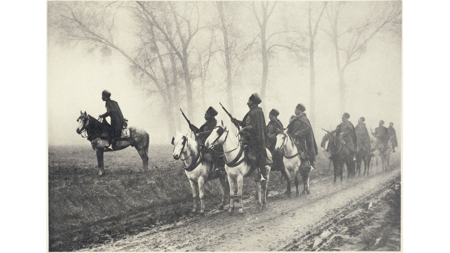 Spahis en reconnaissance dans l'Oise