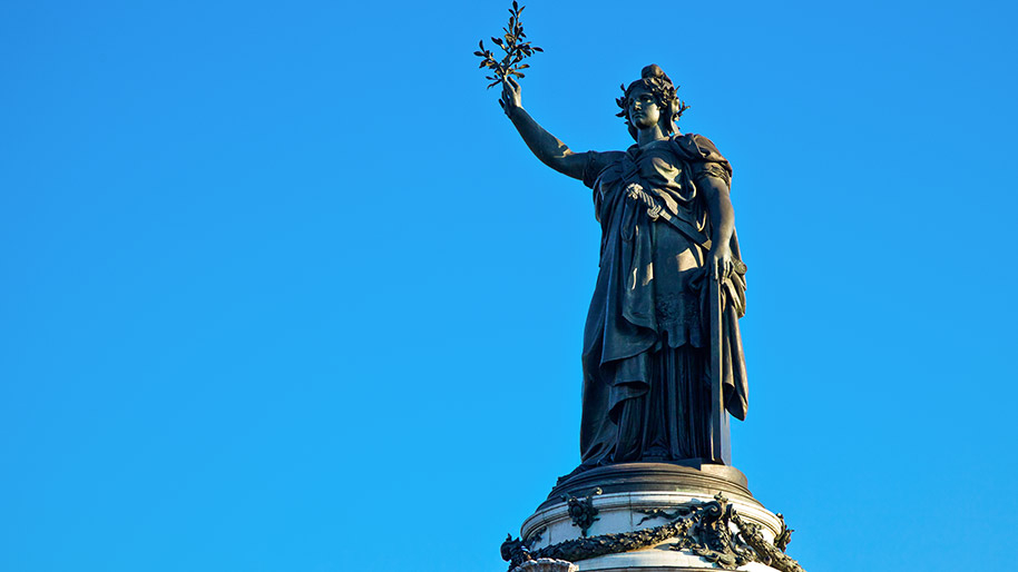 Statue de Marianne, Place de la République à Paris