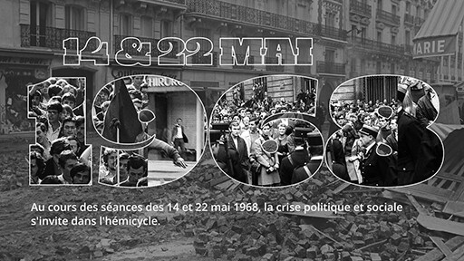 22 mai 1968 : la crise s'invite dans l'hémicycle