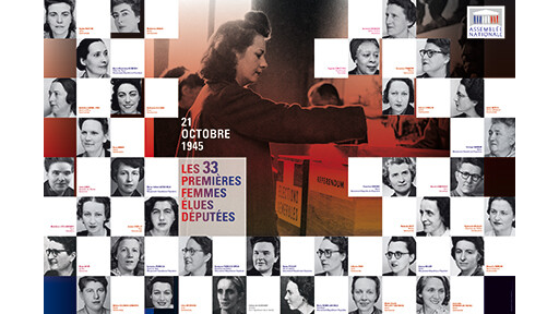 Election des 33 premières femmes députées en 1945