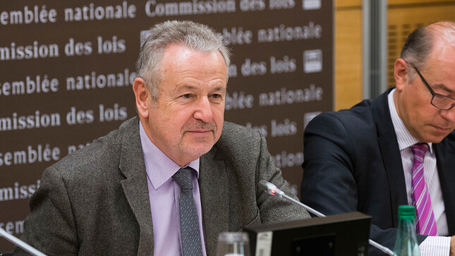 Dominique Raimbourg, président de la commission des lois