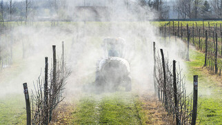 épandage pesticide agriculture