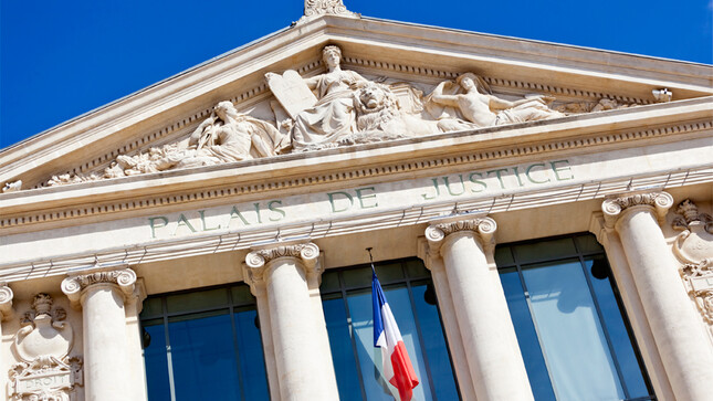 Palais de Justice de la cour à Nice